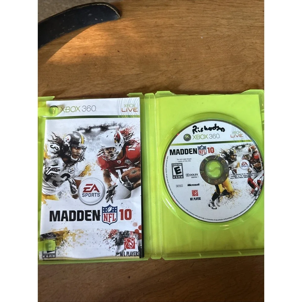 Madden NFL 10 Microsoft Xbox 360 2009 Complete Super Fun